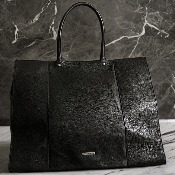 Rebecca Minkoff Large MAB Saffiano Leather Shoulder Purse Tote Bag - Picture 6 of 16